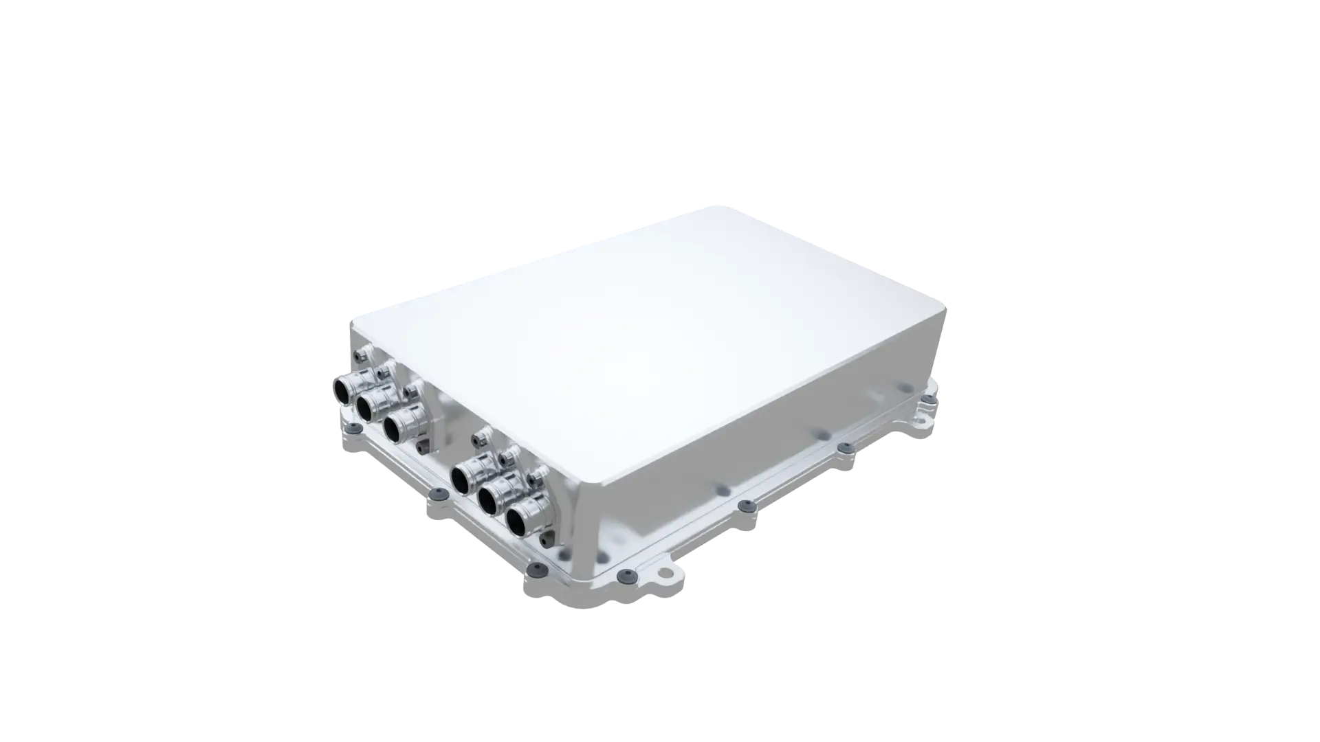 An inverter on a blank background