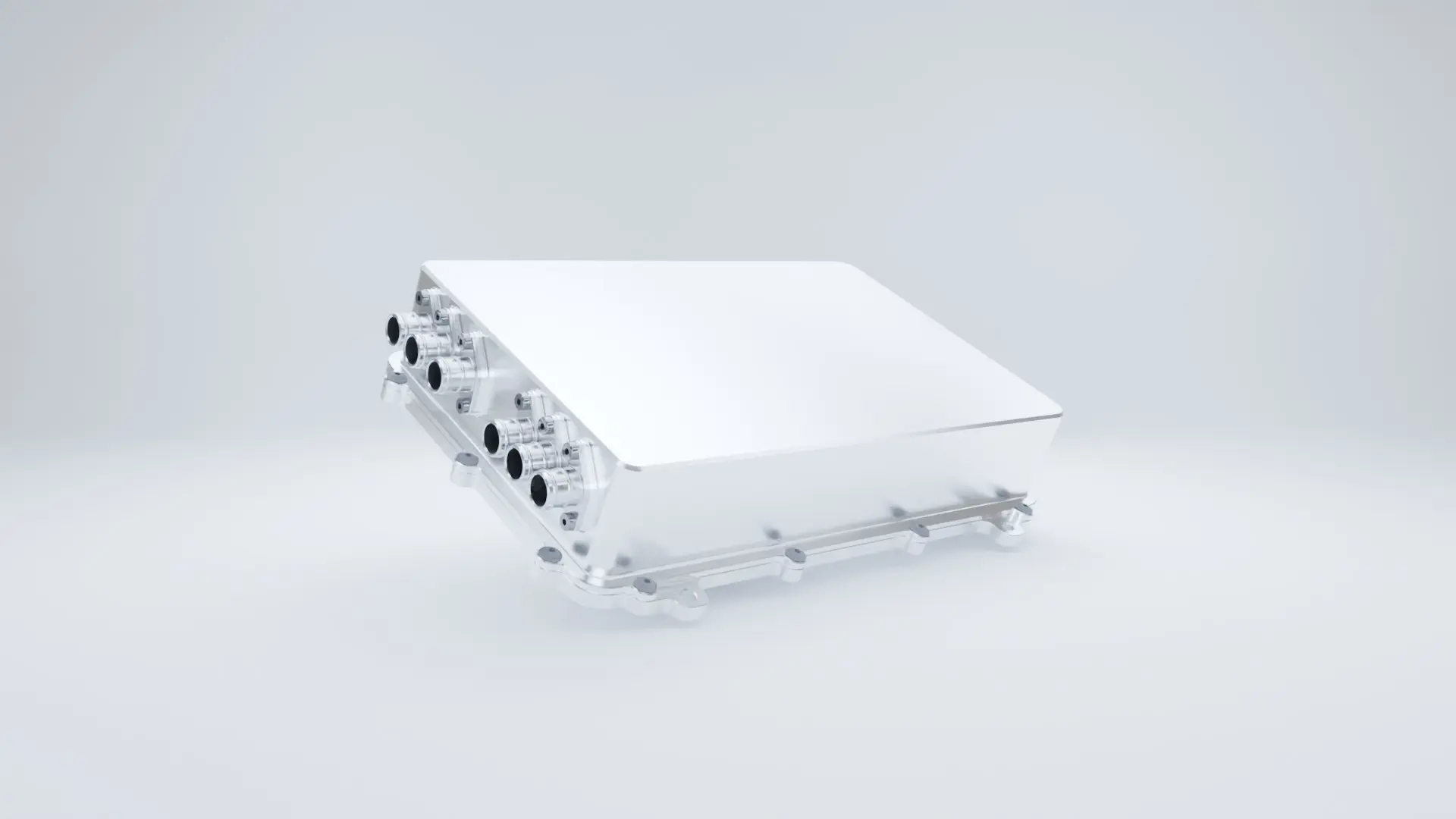 An inverter on a blank background